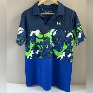 Boys Under Armour short sleeve polo